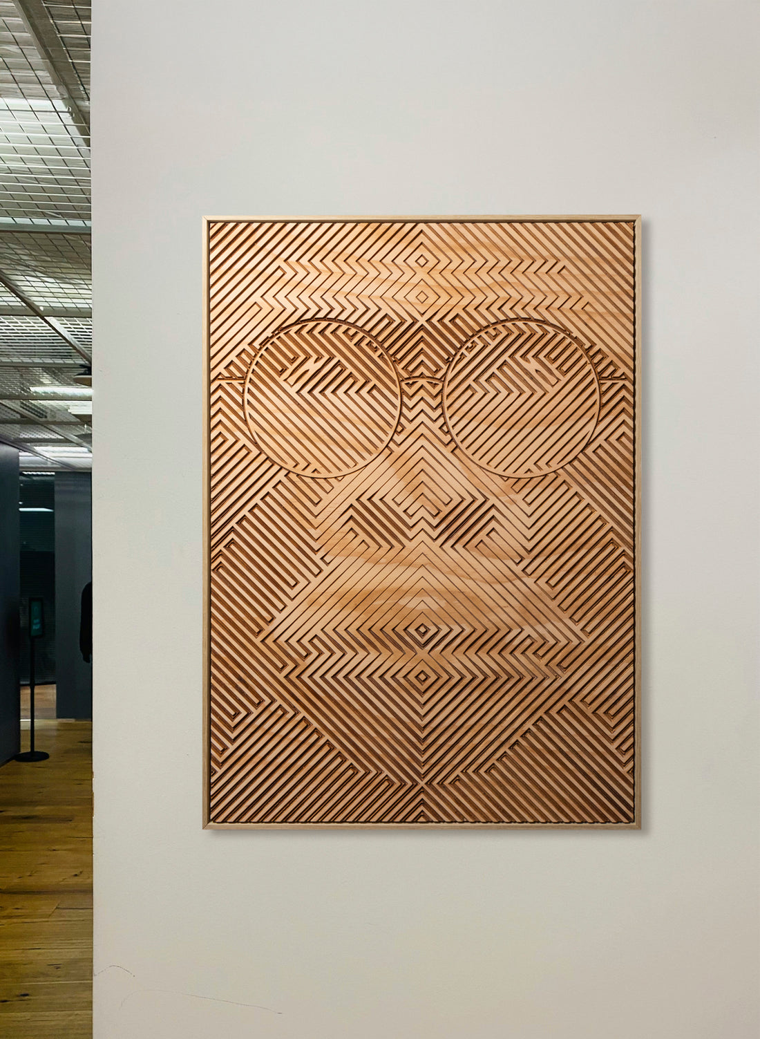Professor Congo Wood Cut