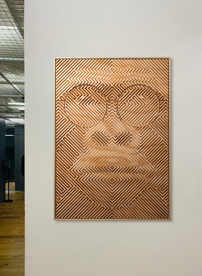 Professor Congo Wood Cut