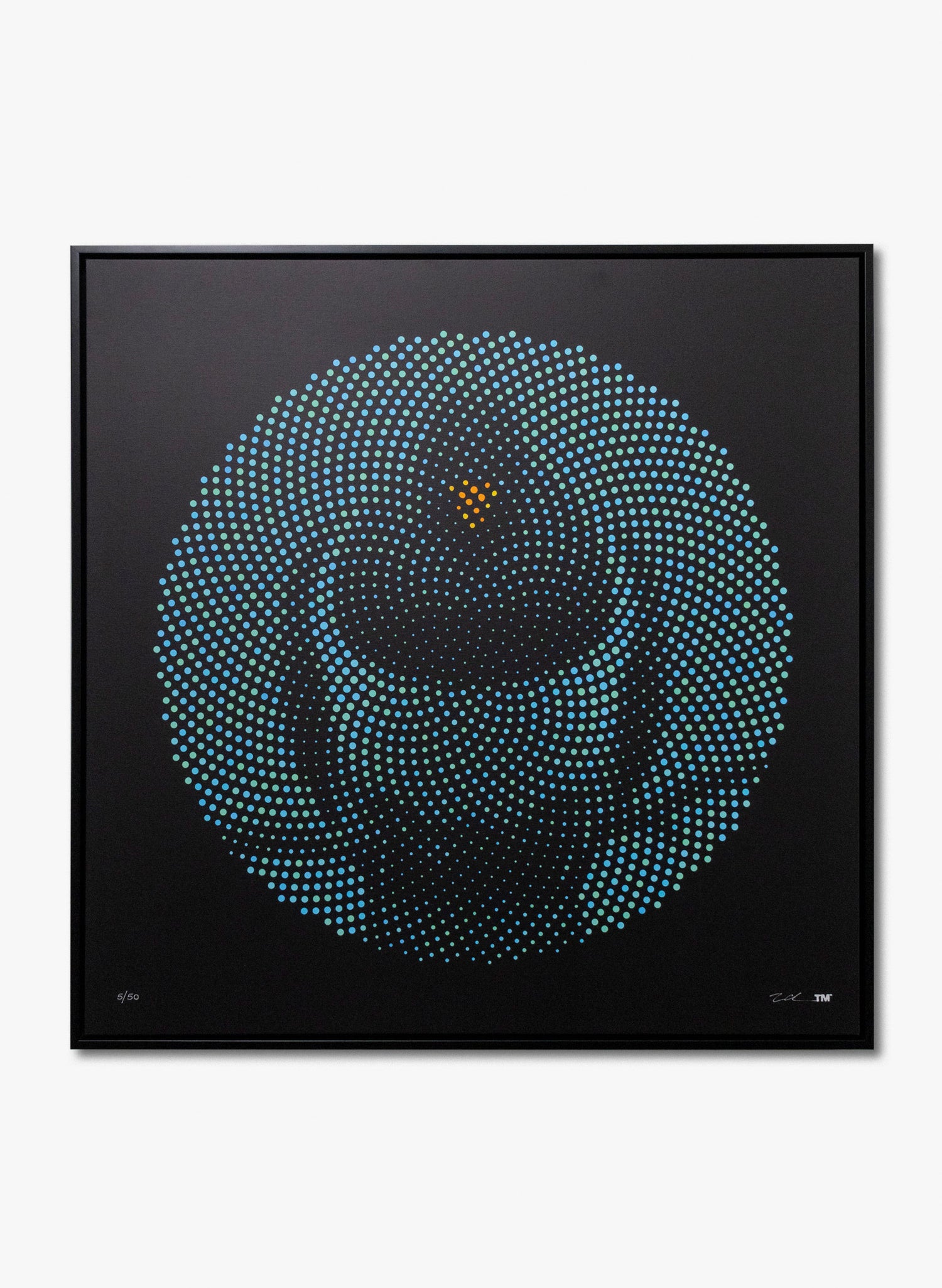Blue Kereru - Polydot Series Print
