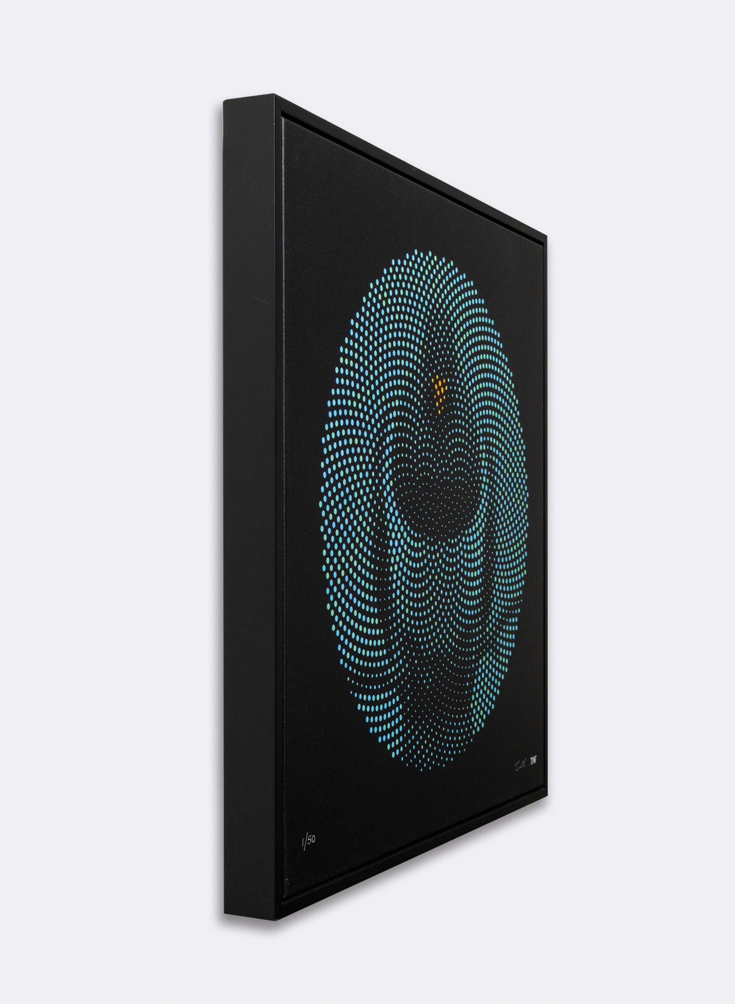Blue Kereru - Polydot Series Print