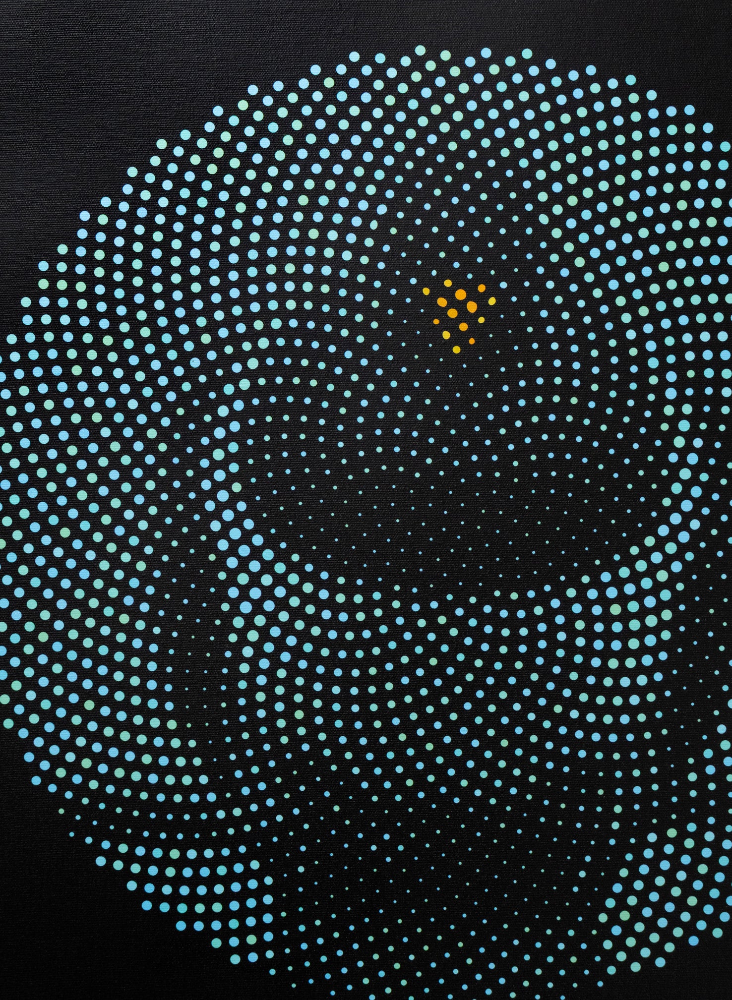 Blue Kereru - Polydot Series Print