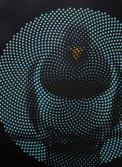 Blue Kereru - Polydot Series Print