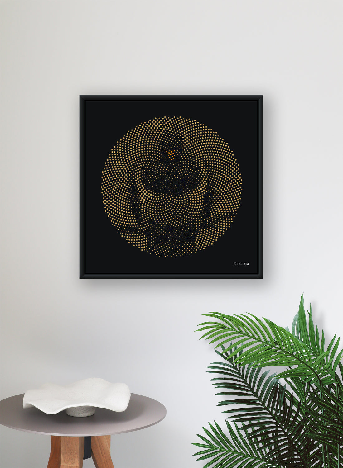 Golden Kereru - Polydot Series Print 1/50 Large