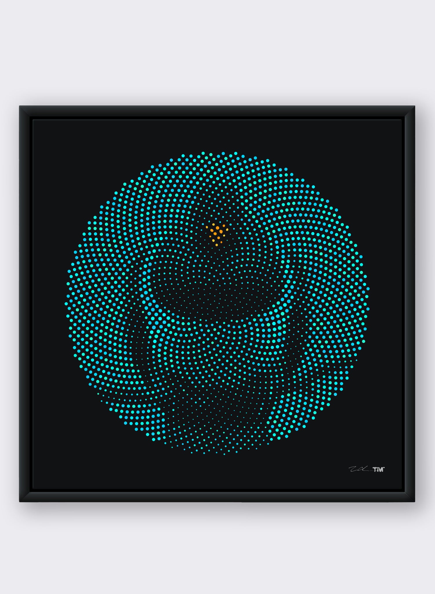 Blue Kereru - Polydot Series Print 2/50