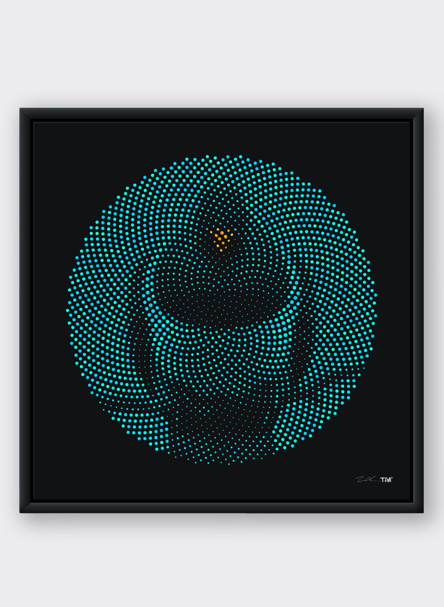 Blue Kereru - Polydot Series Print 1/50