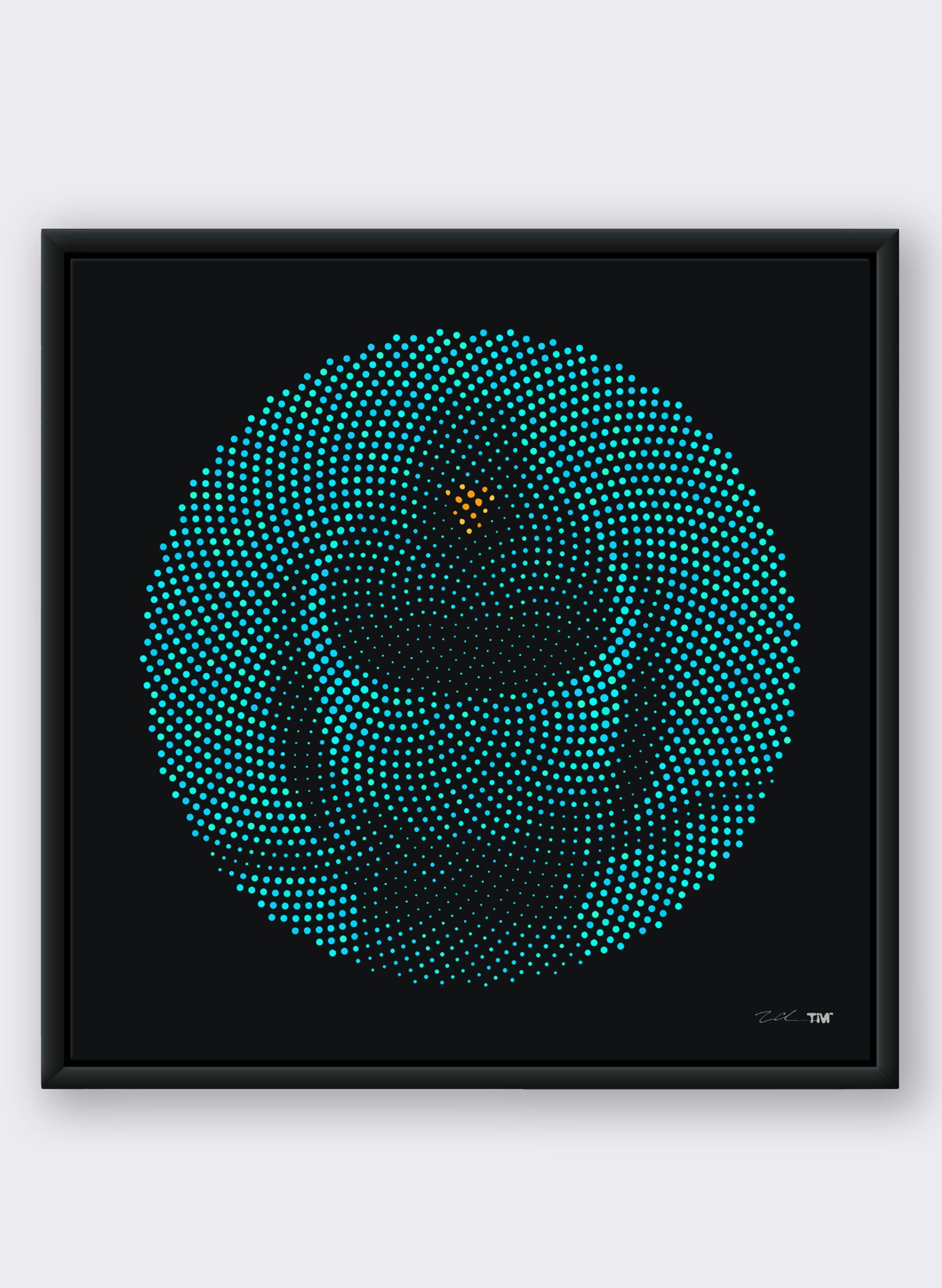 Blue Kereru - Polydot Series Print 1/50