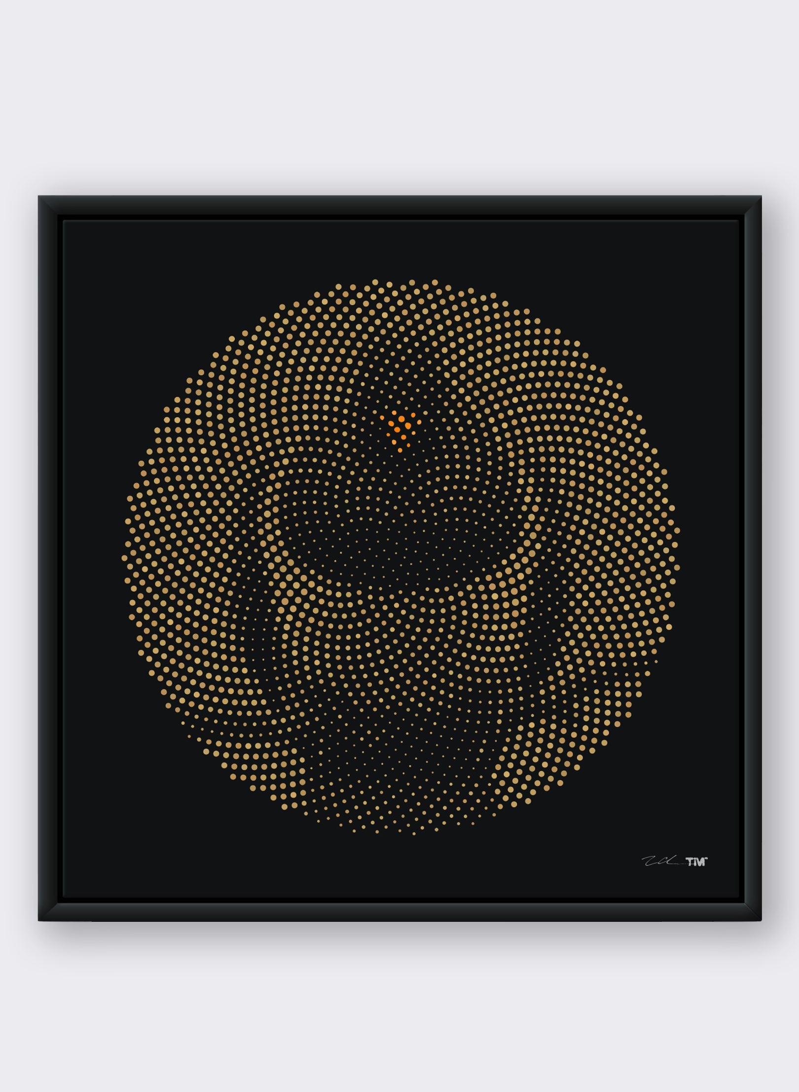 Golden Kereru - Polydot Series Print Edition of 50