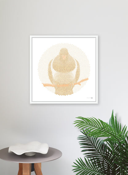 Golden Mist Kereru - Polydot Series Print 1/50