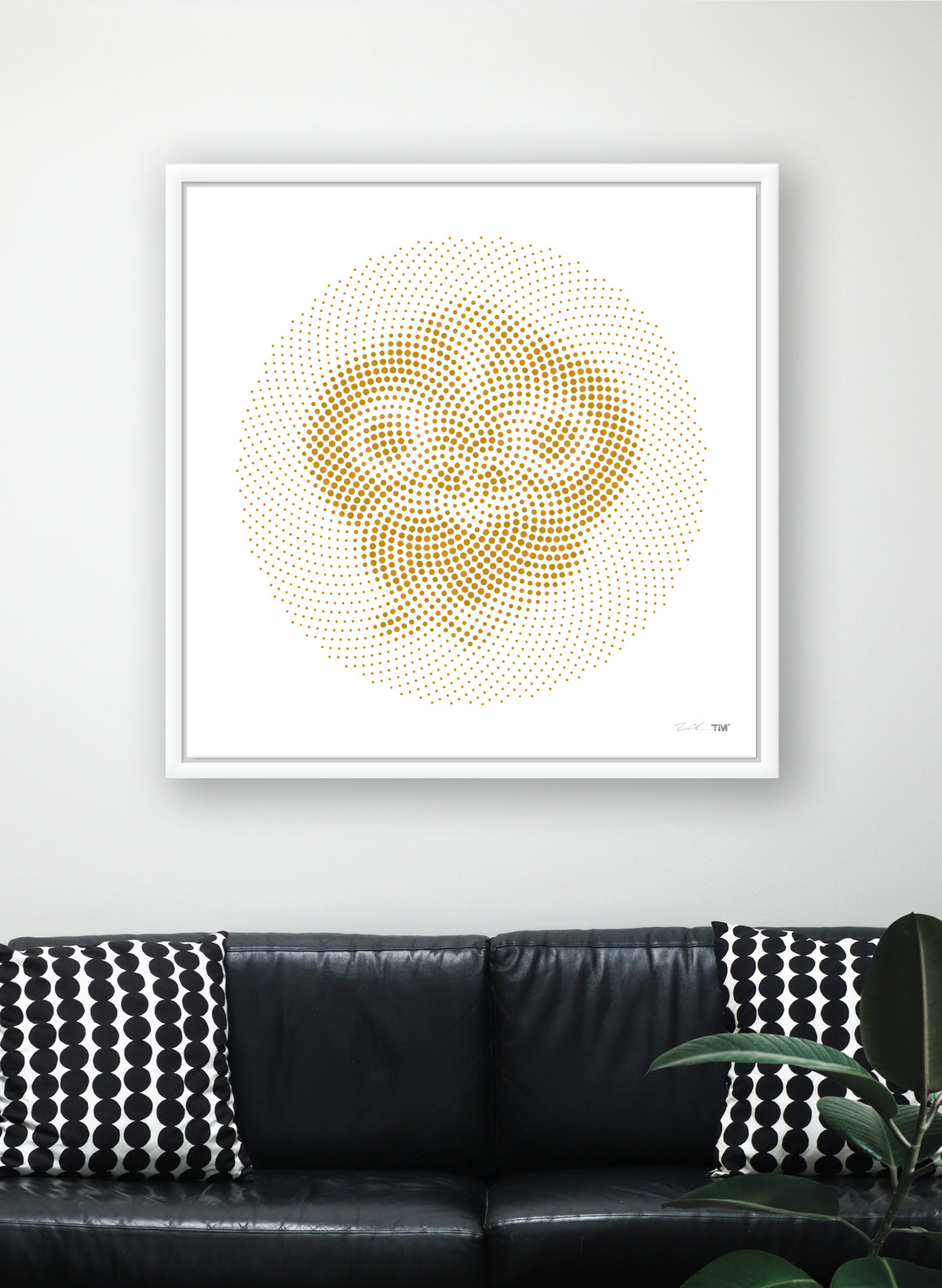 Golden Mist Tiki - Polydot Series Print 1/50 Large