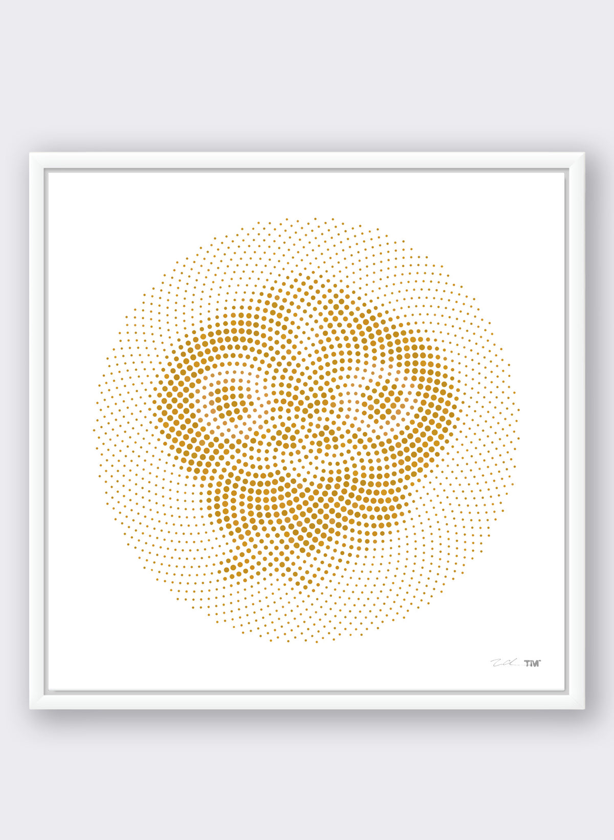 Golden Mist Tiki - Polydot Series Print 1/50 Large