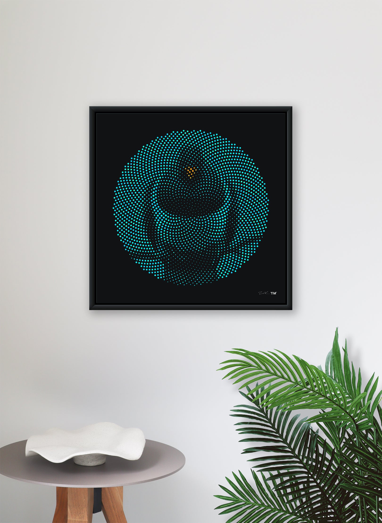 Blue Kereru - Polydot Series Print 1/50