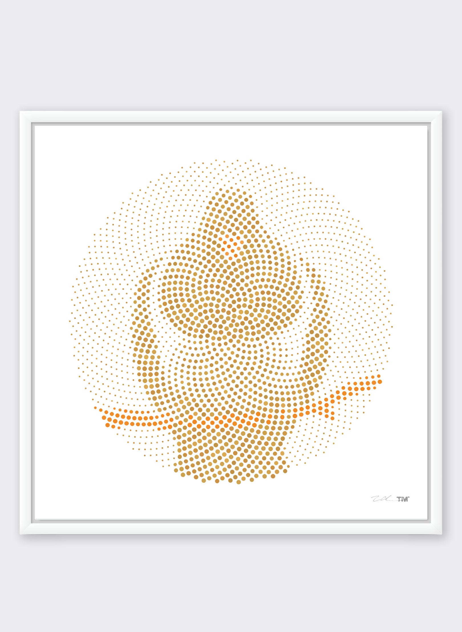 Golden Mist Kereru - Polydot Series Print 1/50