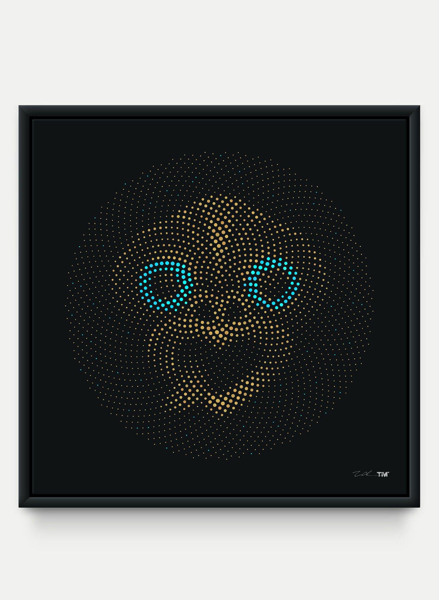 Golden Tiki - Polydot Series Print