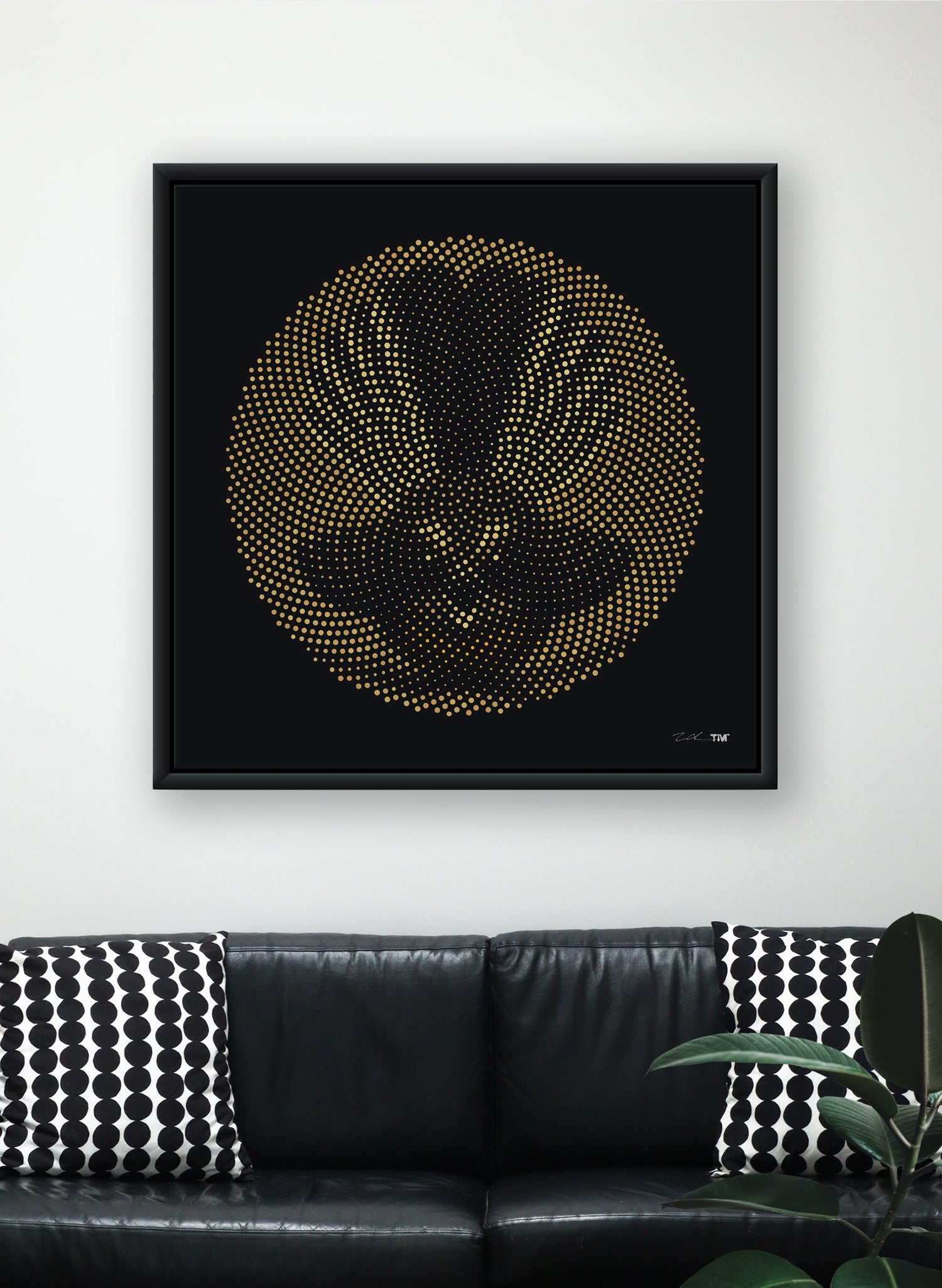 Golden Piwakawaka - Polydot Series Print Edition of 50 - Large