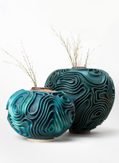 Isobar Series Vase with Gold
