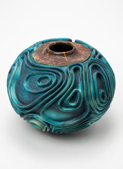 Isobar Series Vase with Gold