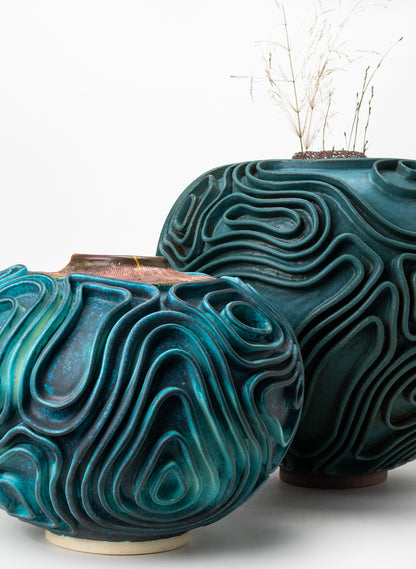 Isobar Series Vase with Gold