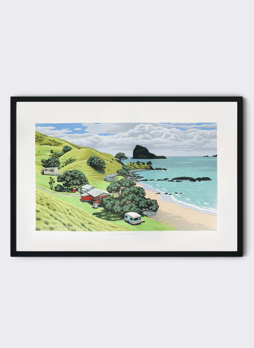 Motukahakaha (Paradise Bay) - Screen Print