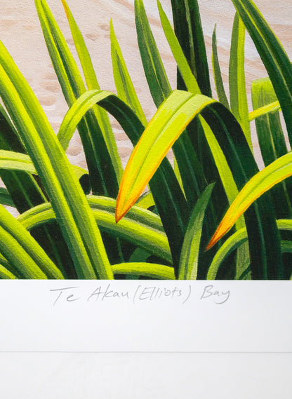 Te Akau / Elliots Bay / Northland - Giclée Print