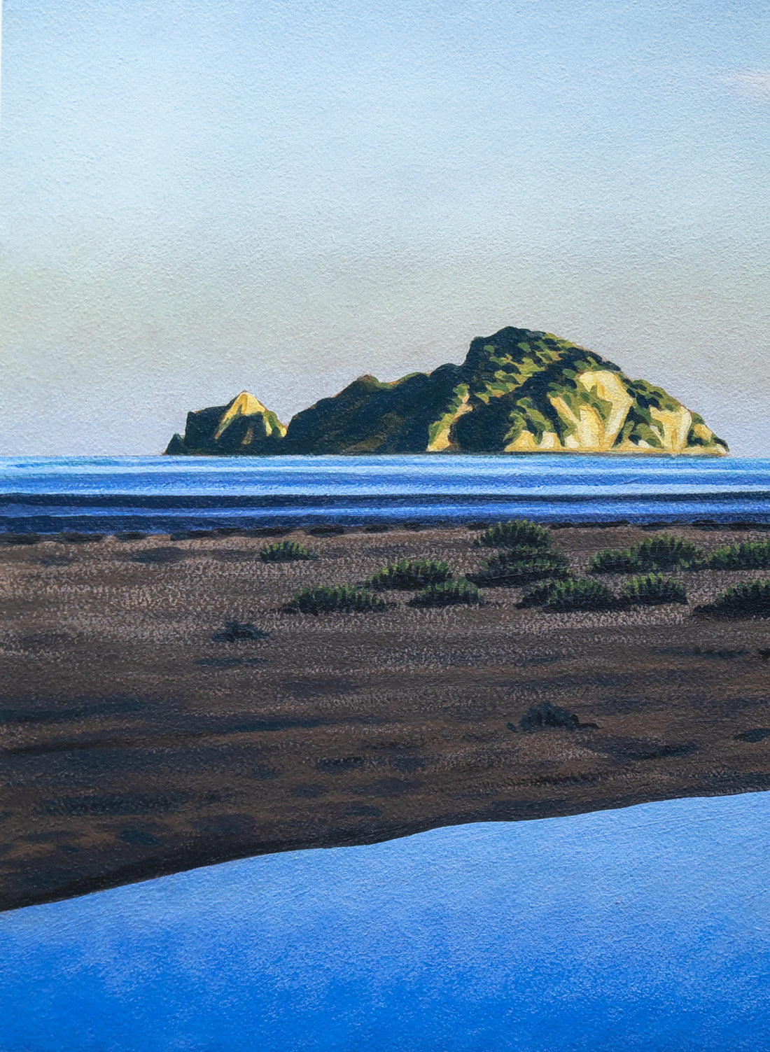 Last Light, Anaura Bay - Giclée Print