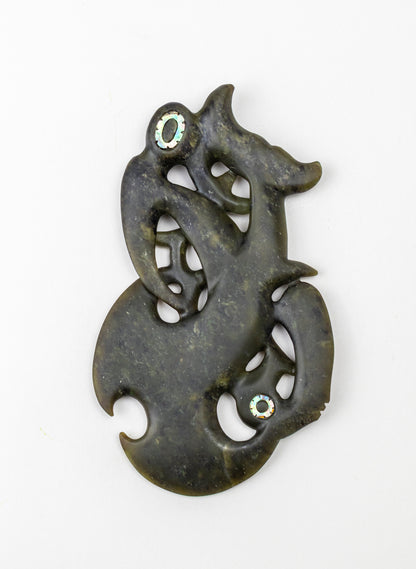 Manaia Pounamu on a Stand