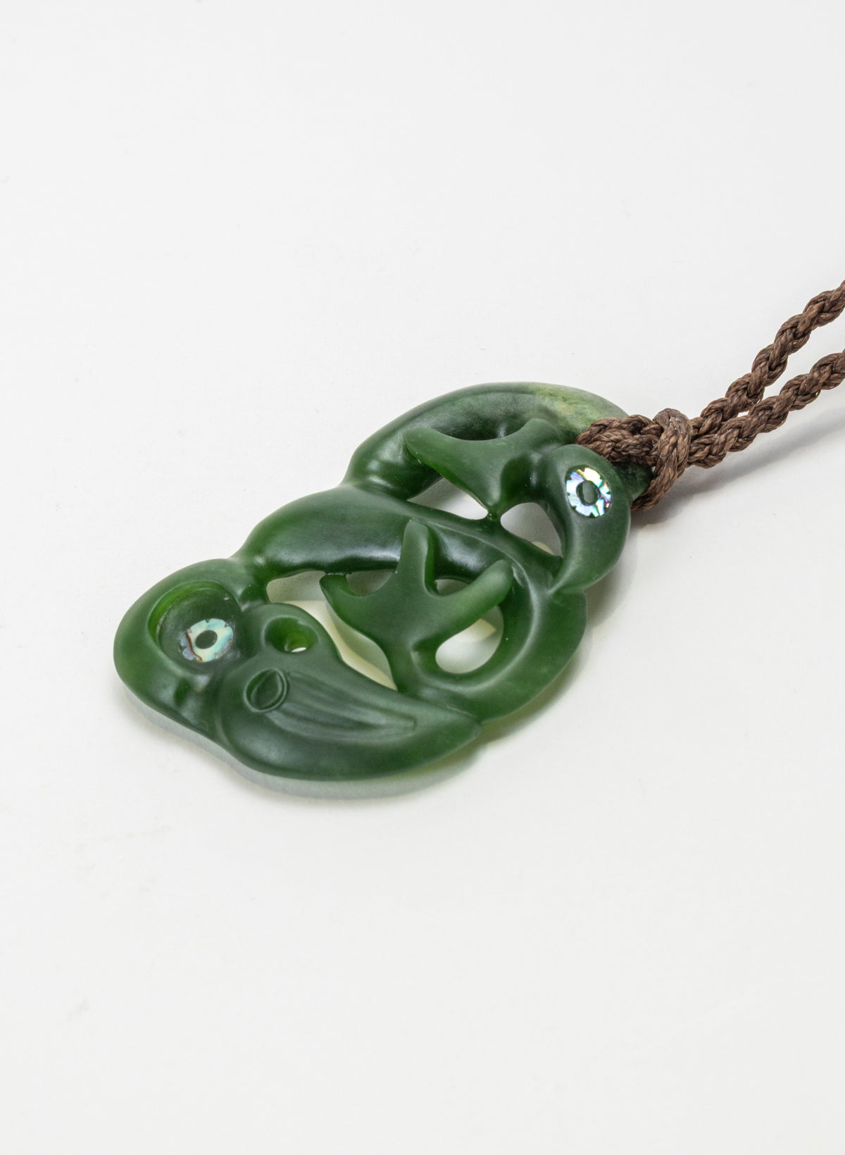 Manaia Pendant - Kawakawa Stone