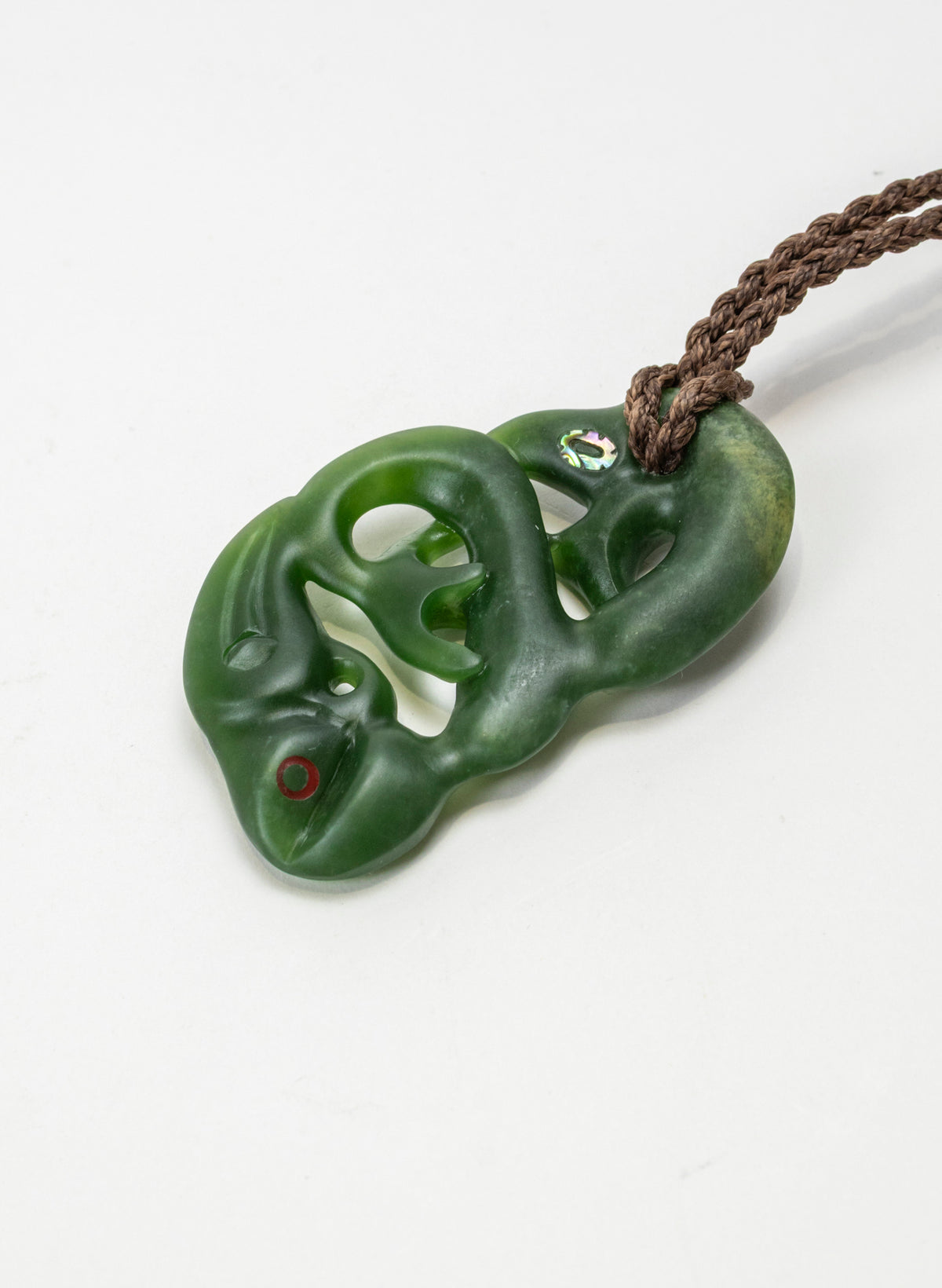 Manaia Pendant - Kawakawa Stone