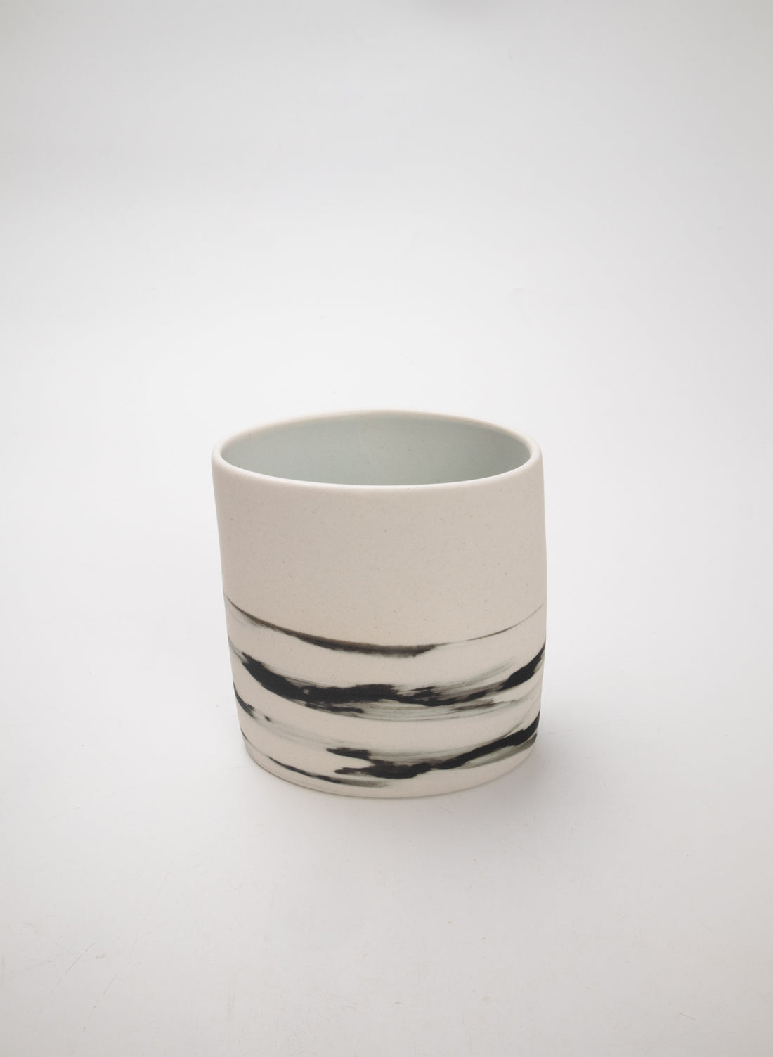 Small Vase - Black Shibori