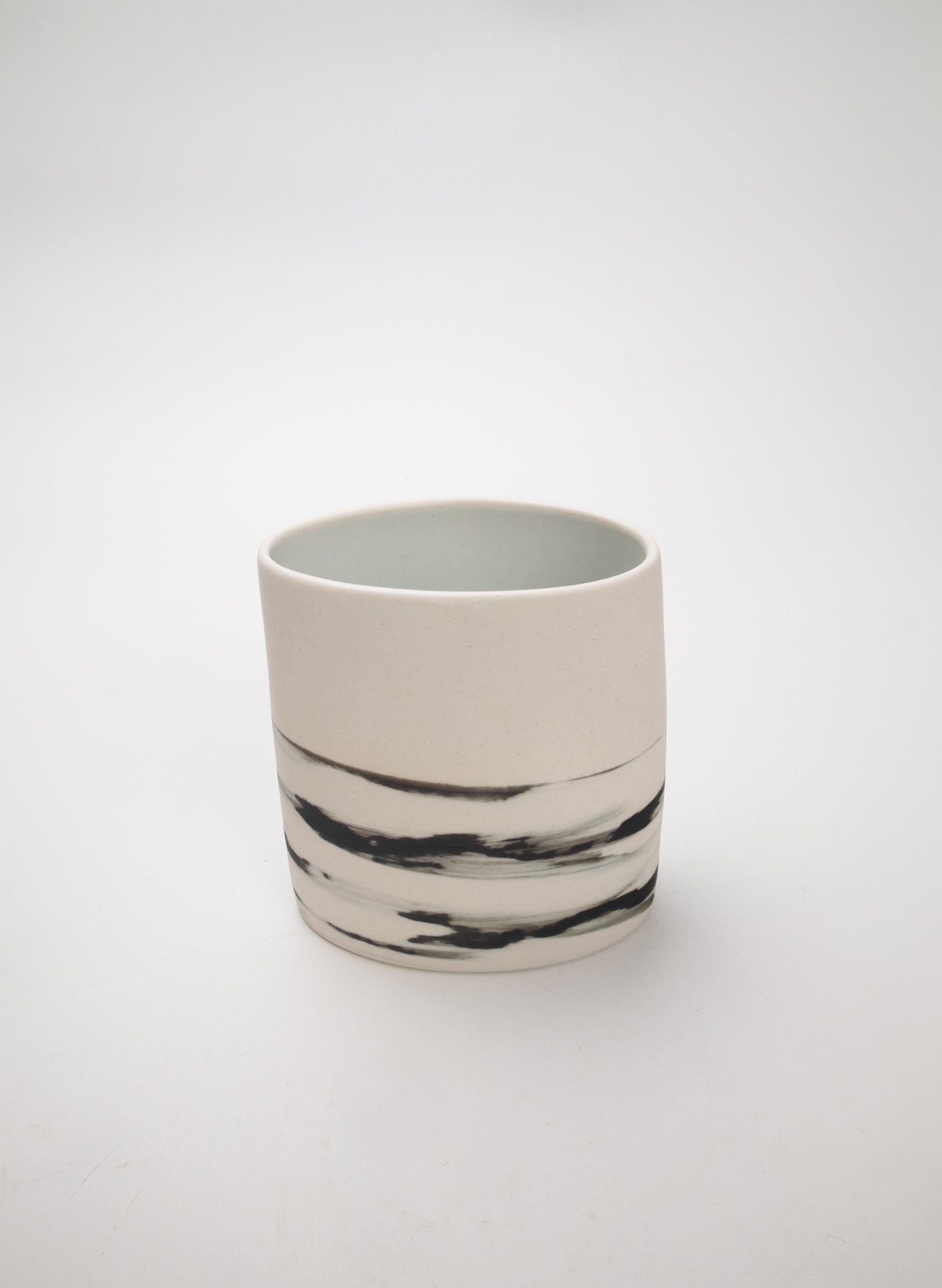 Small Vase - Black Shibori