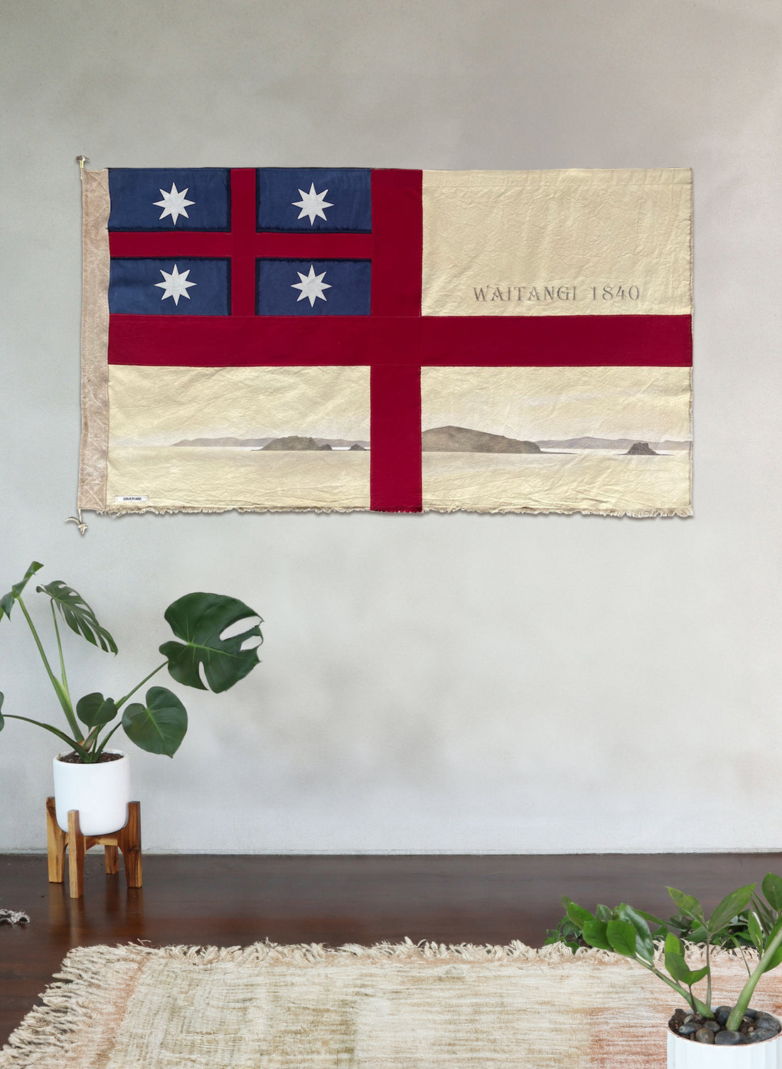 Paihia - Waitangi, 1840  - Horizontal Flag 