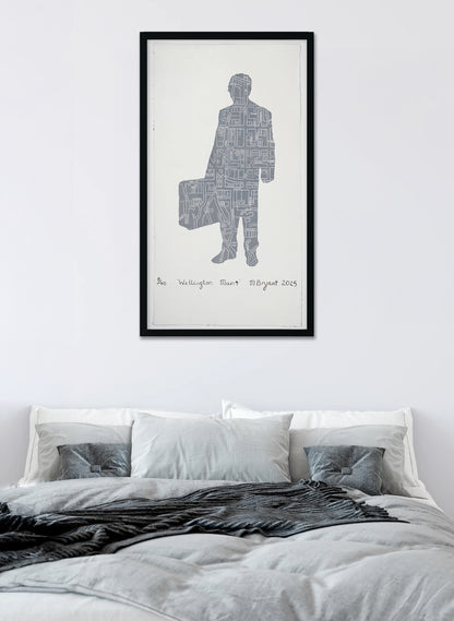 Wellington Man 8/40 - Framed