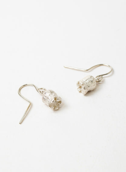 Rātā Hook Earrings - Sterling Silver