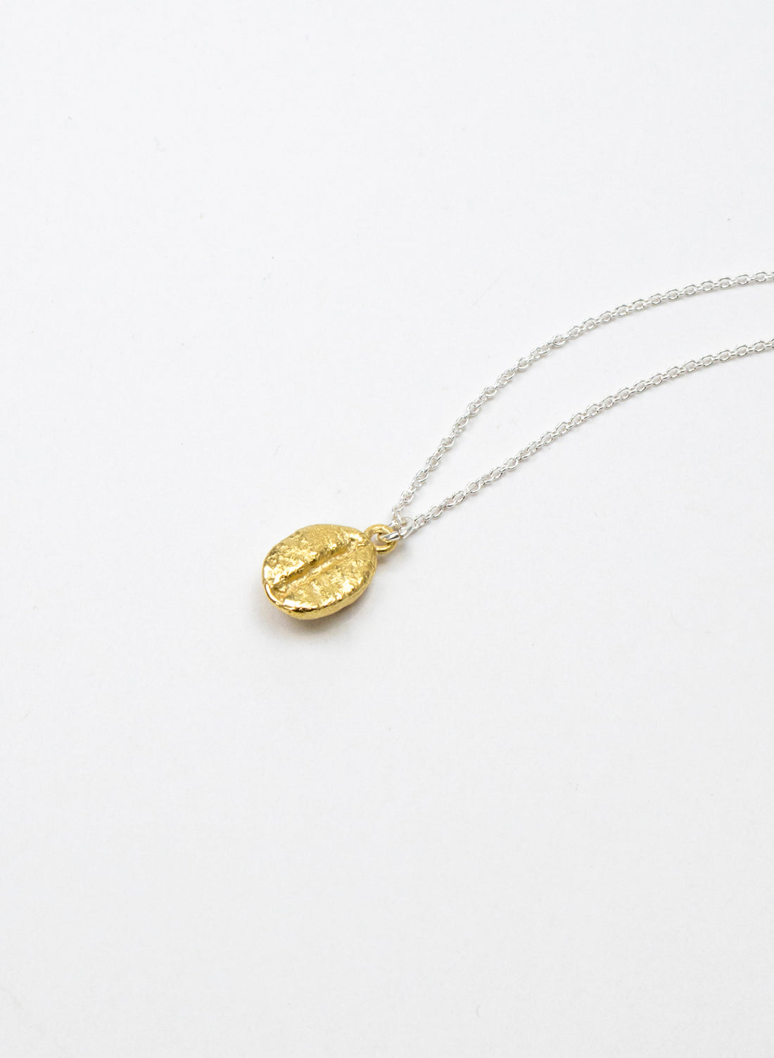 Gold Coffee Bean Necklace