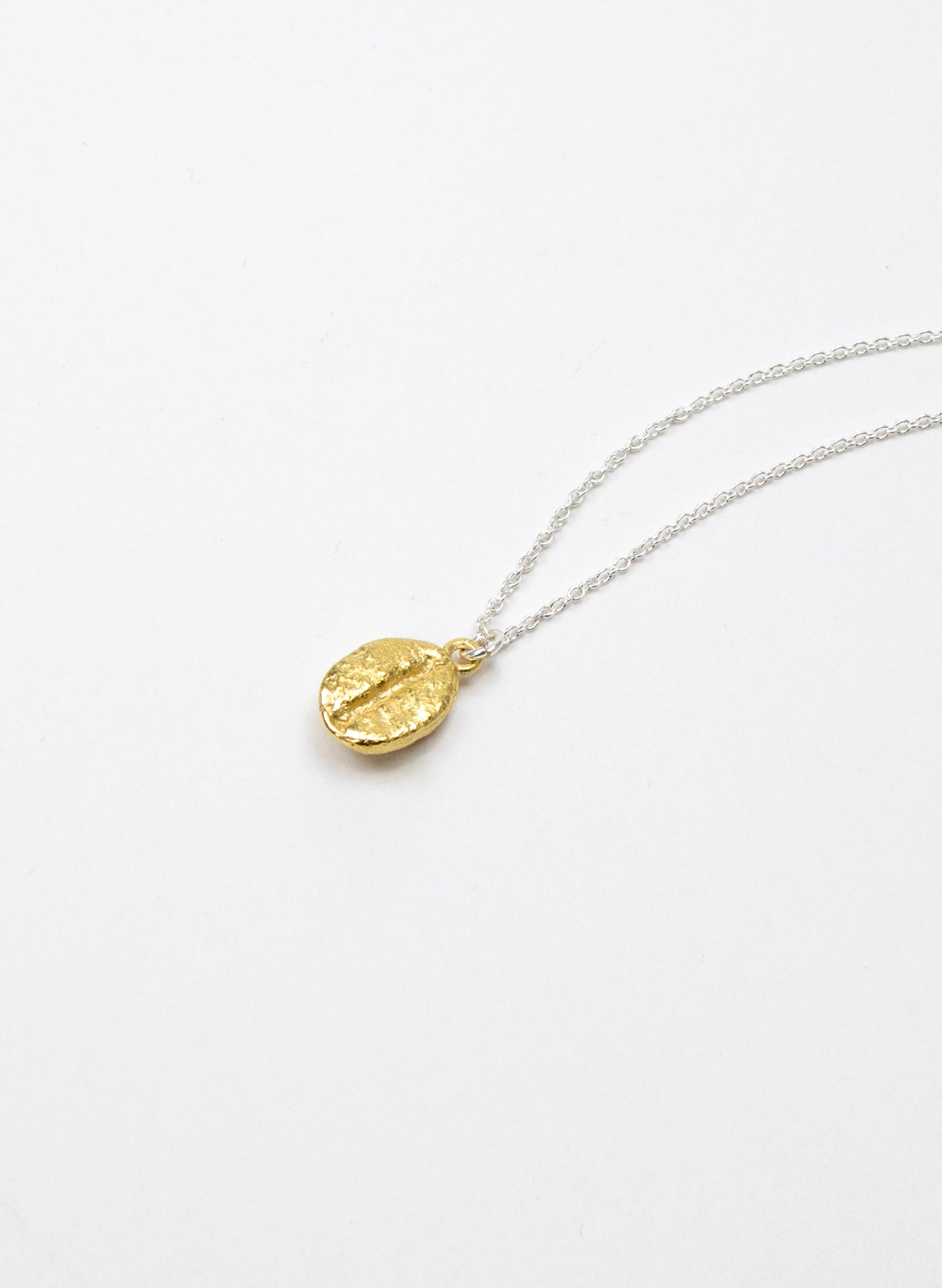 Gold Coffee Bean Necklace