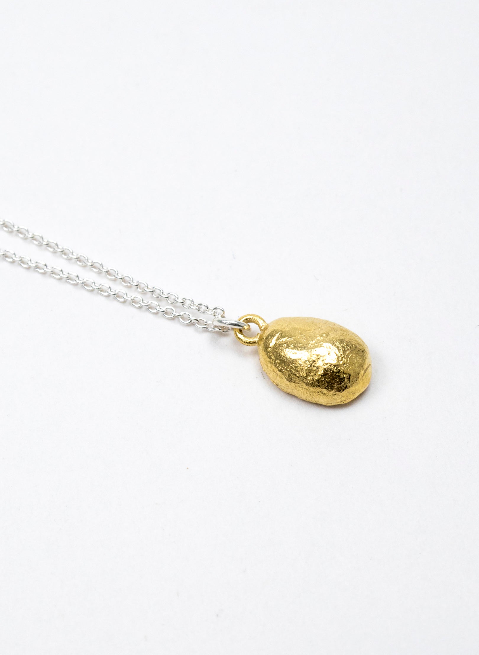 Gold Coffee Bean Necklace
