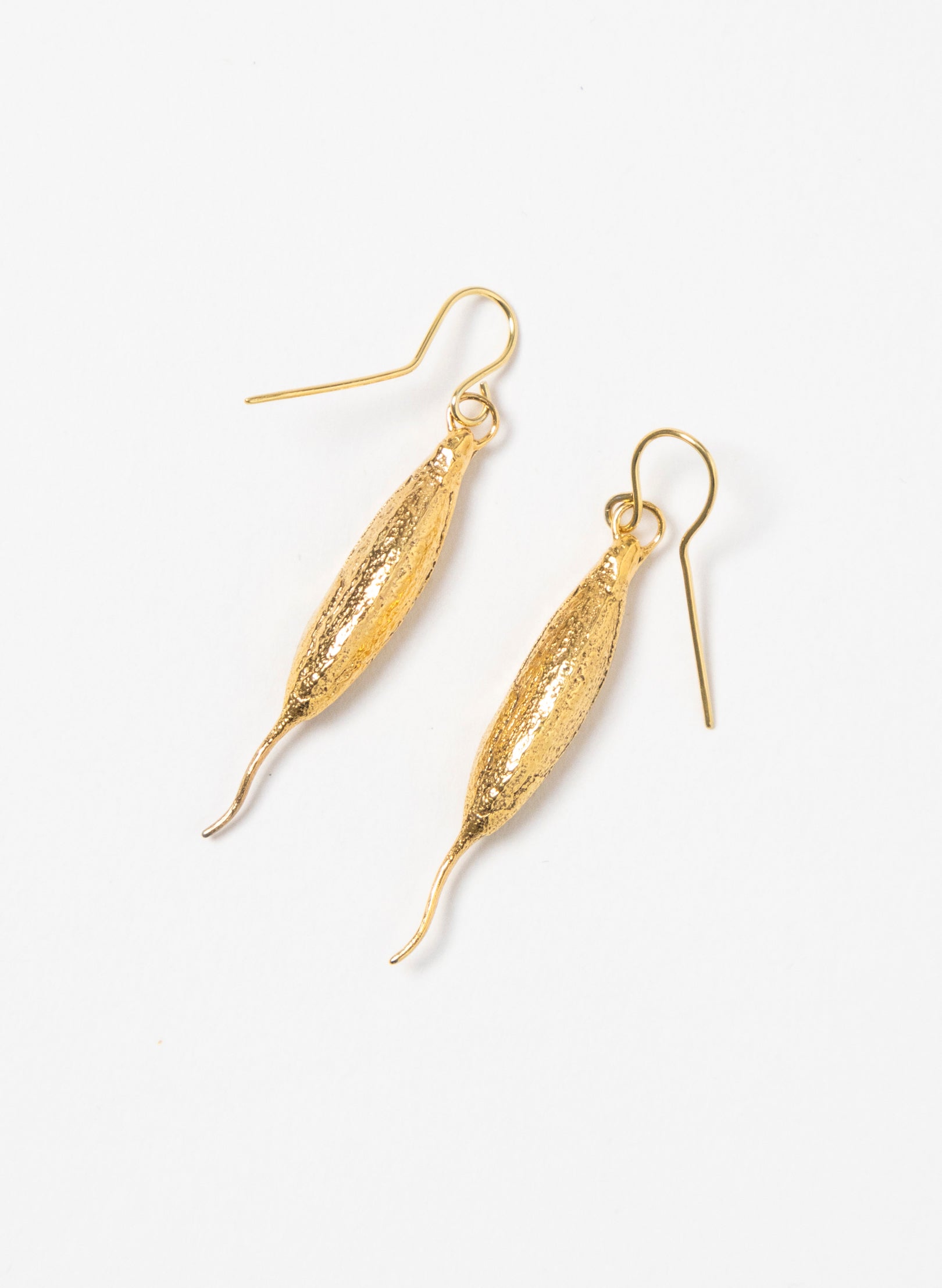 Rewarewa Earrings - Gold In &amp; Out