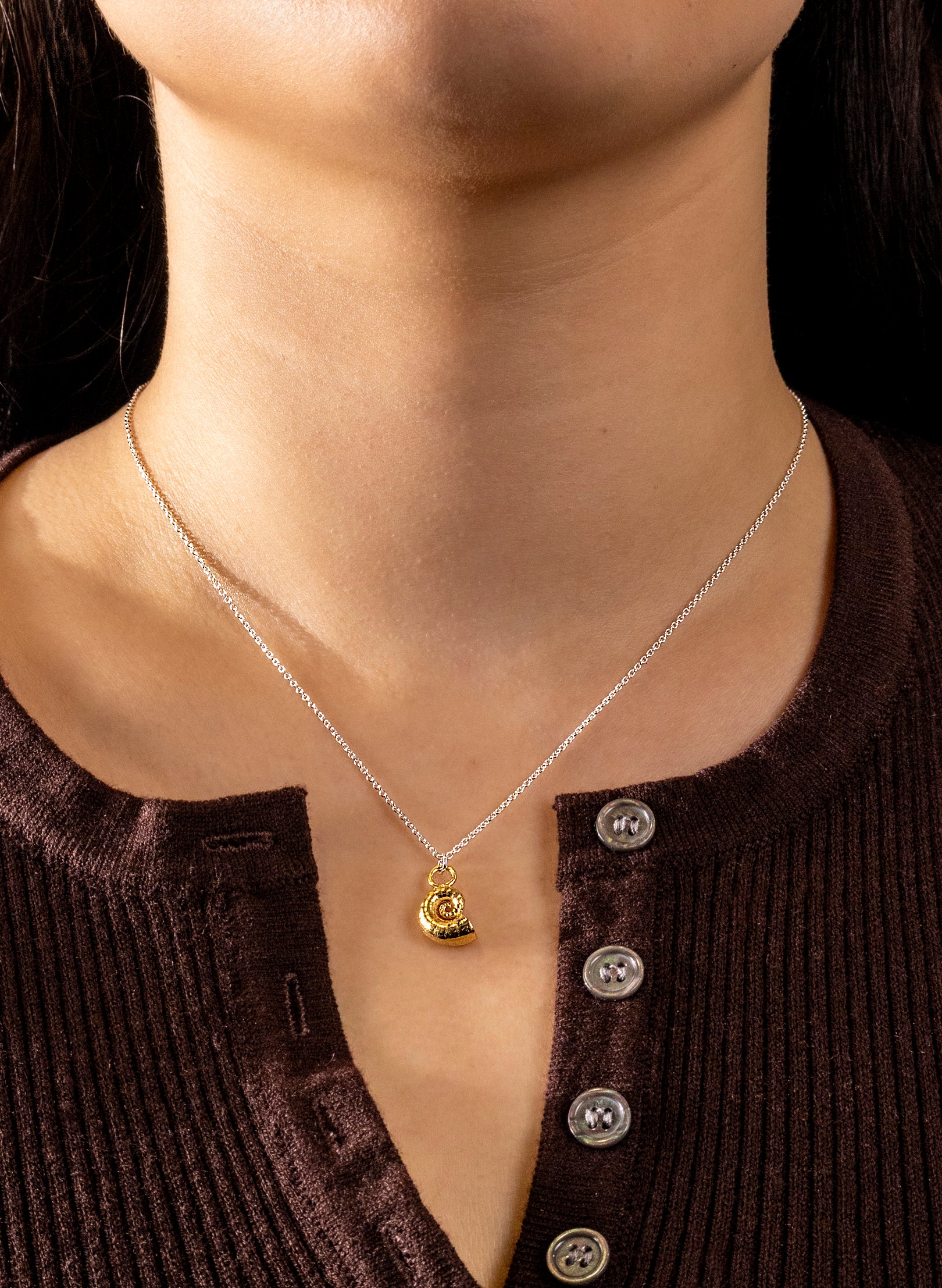 Spiral Necklace - Gold