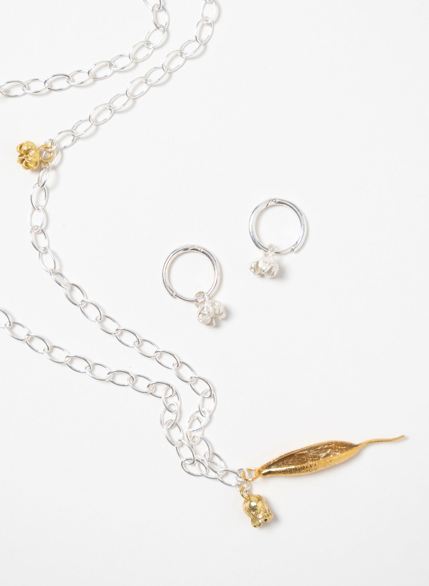 Mānuka Seed Earrings - Silver