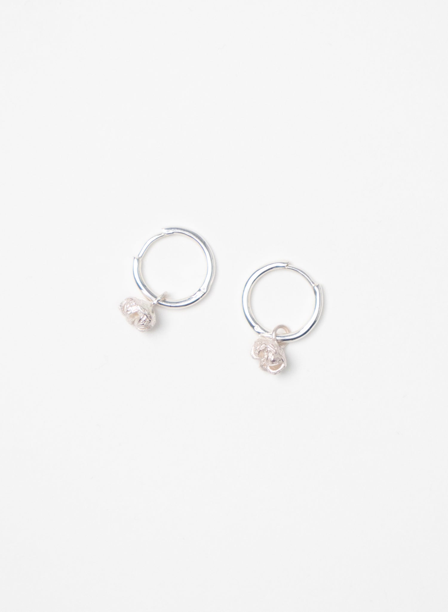 Manuka Hoop Earrings - Silver