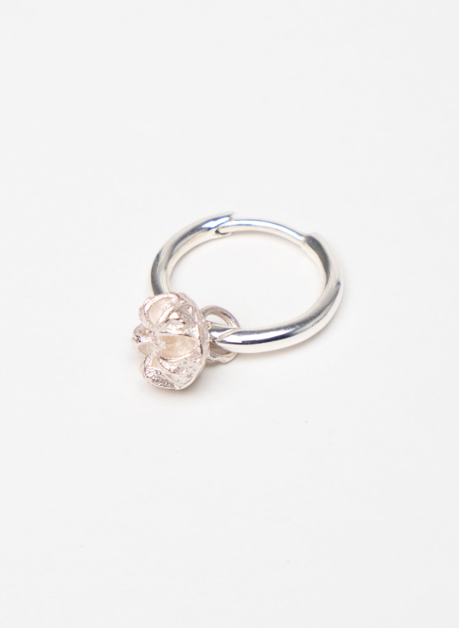 Manuka Hoop Earrings - Silver