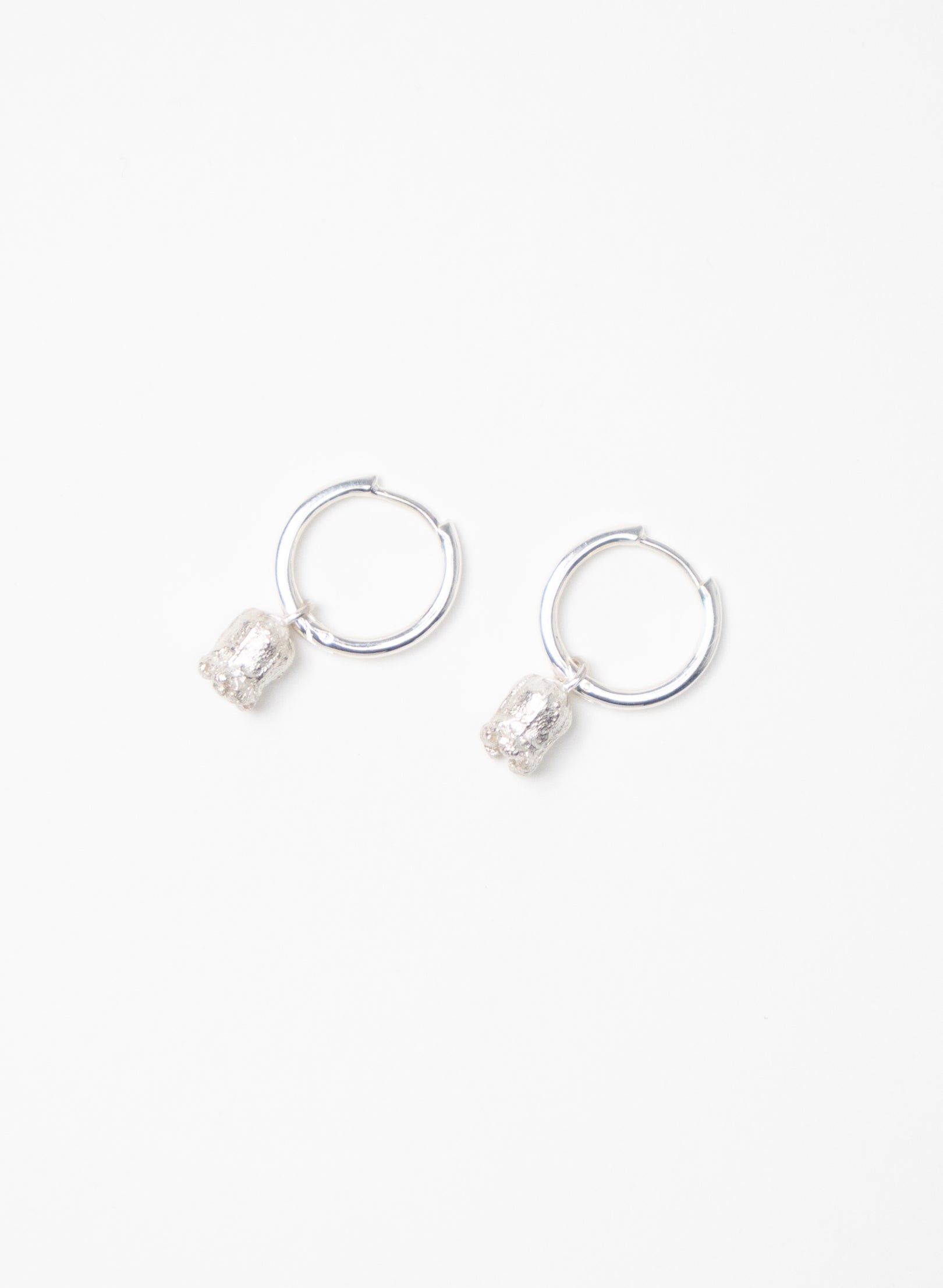 Rātā Hoops - Sterling Silver