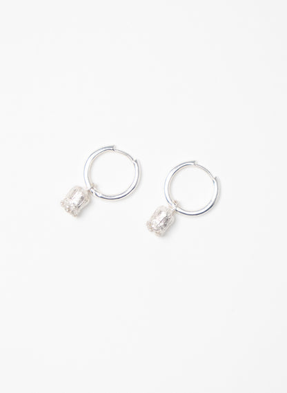 Rātā Hoops - Sterling Silver