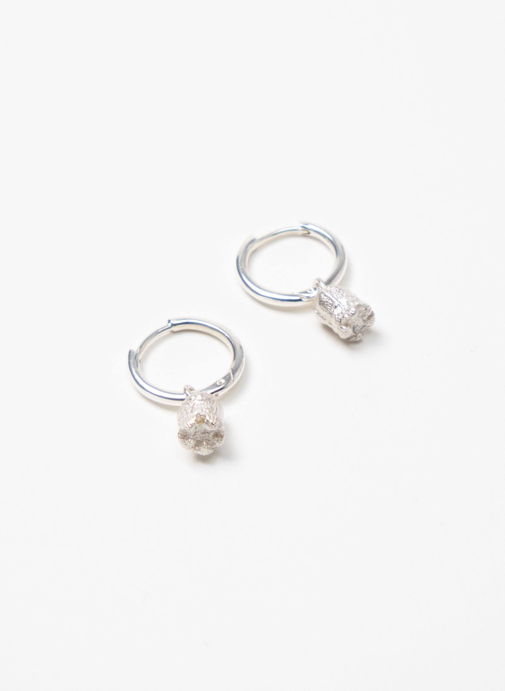 Rātā Hoops - Sterling Silver