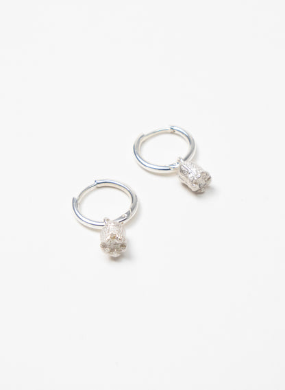 Rātā Hoops - Sterling Silver