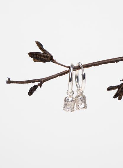 Rātā Hoops - Sterling Silver