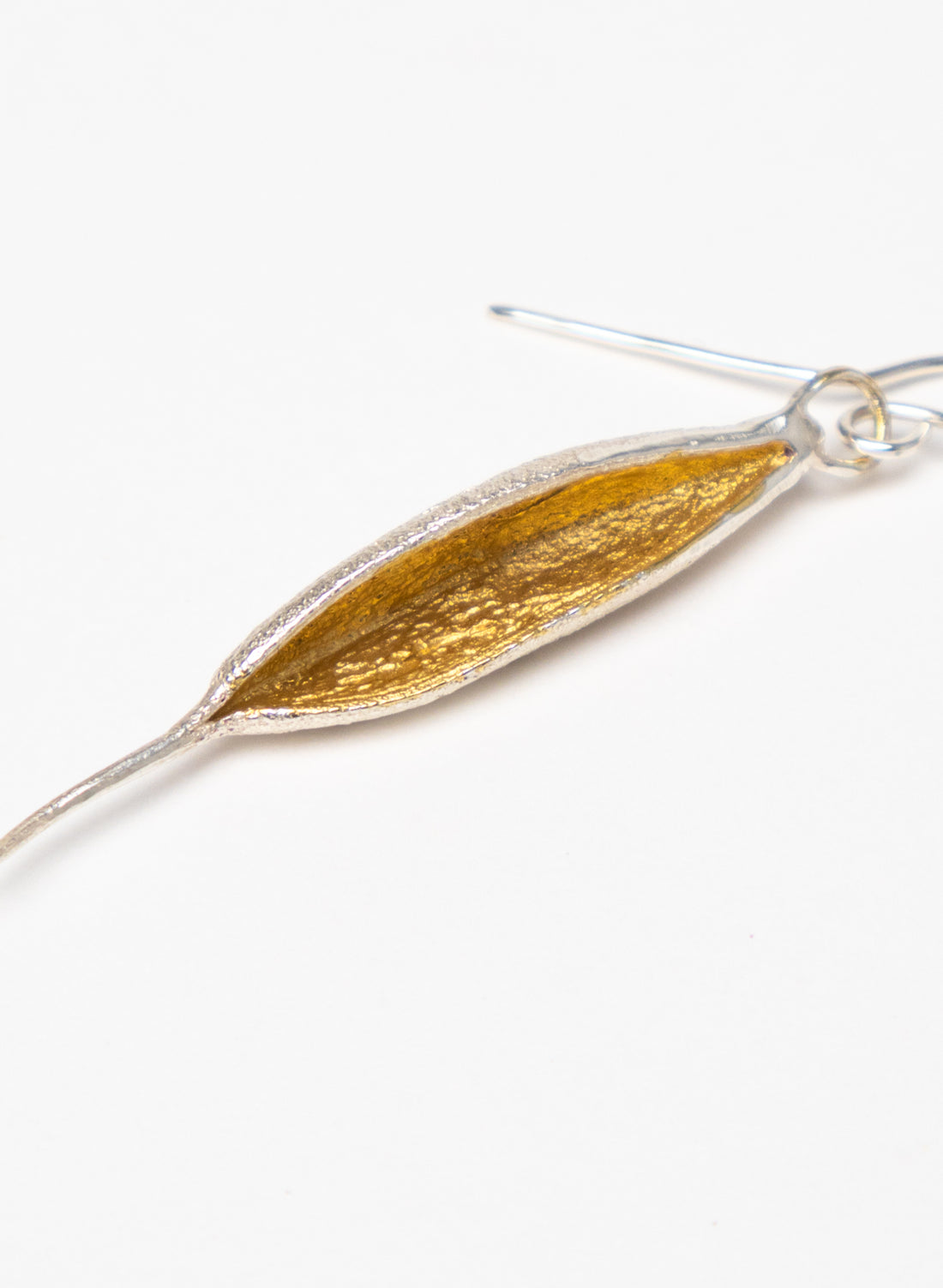 Rewarewa Drop Earrings - Gold Plating &amp; Sterling Silver