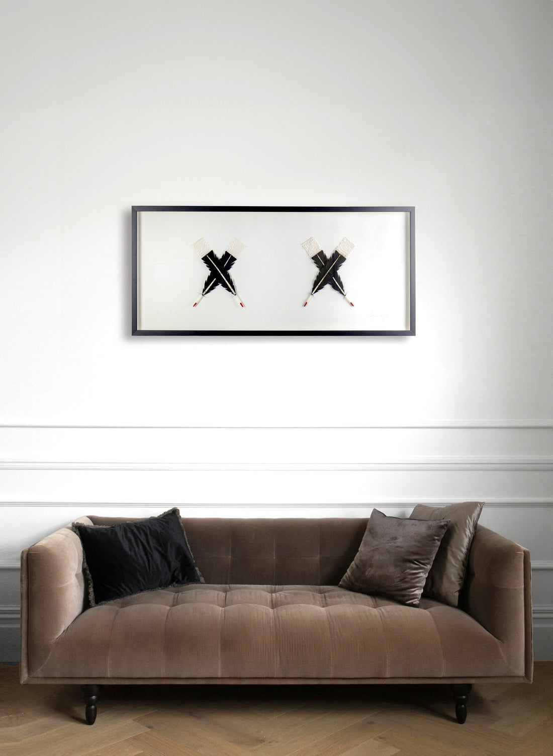 Large X X - Kihi Kihi - Framed