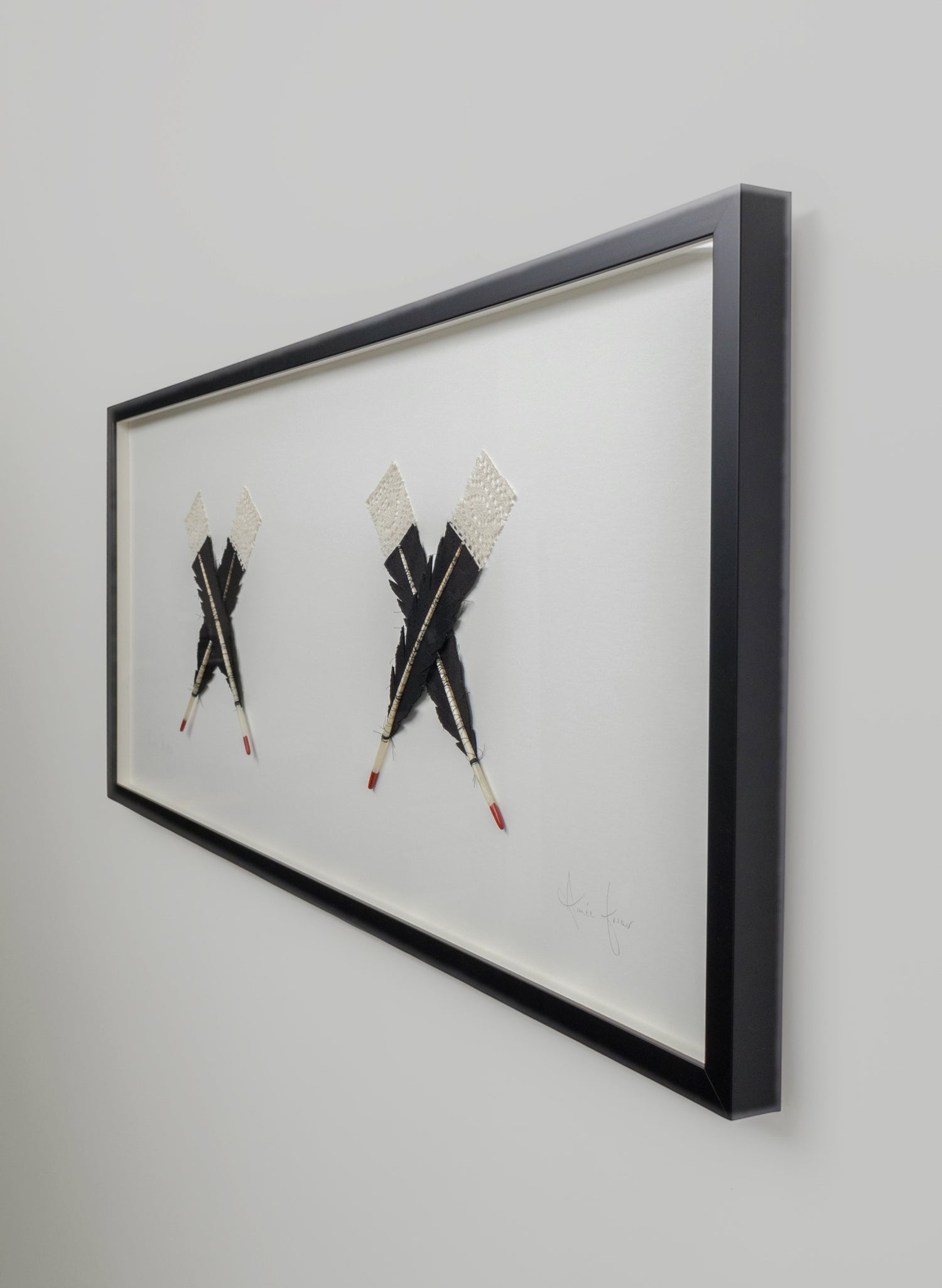 Large X X - Kihi Kihi - Framed