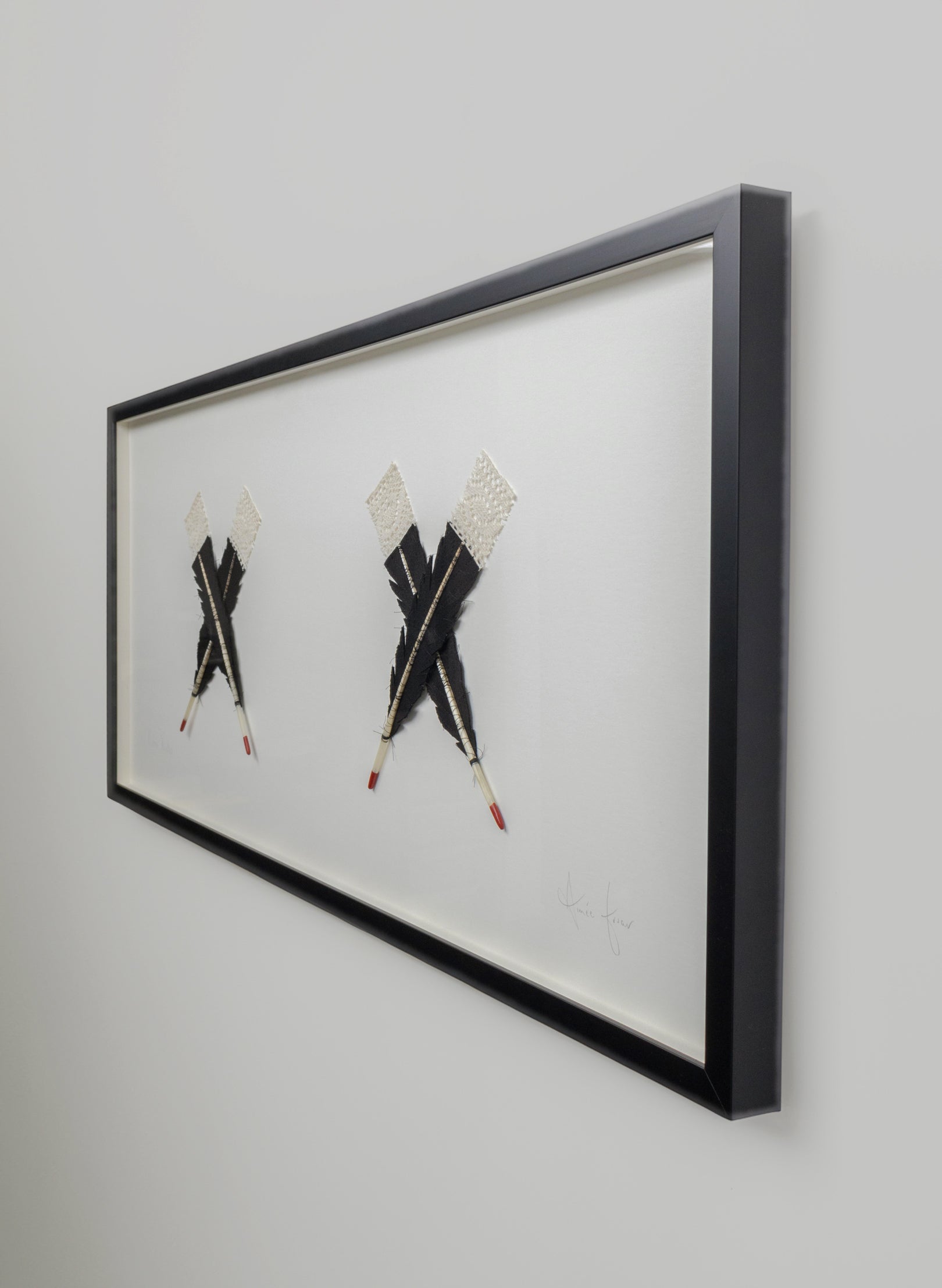 Large X X - Kihi Kihi - Framed