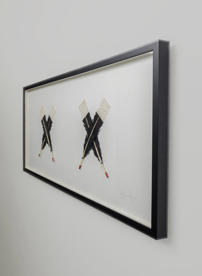 Large X X - Kihi Kihi - Framed